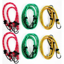 12 Bungee Cord Strap Tarp Bungie Elastic Tie Down Set 12" 18" 24" New