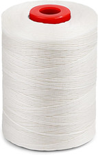 Waxed Thread, 550Yards Leather Thread for Hand Sewing, Wax String, Heavy Duty St