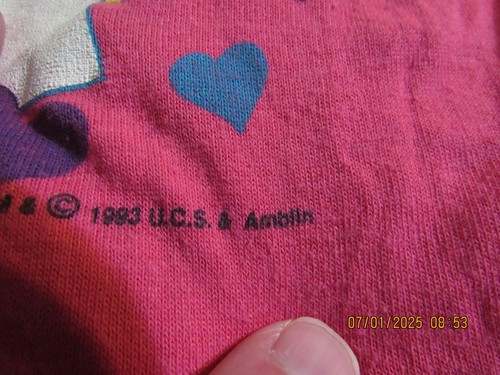 1993 We're Back A Dinosaur's Story Little Pink Girls Dress Size 5 Vintage Amblin - Picture 4 of 14