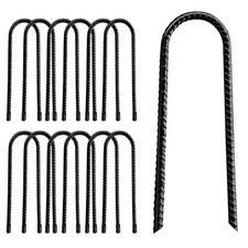 12 Pack Tent Stakes Heavy Duty, 8    Camping Stakes Ground Anchors H