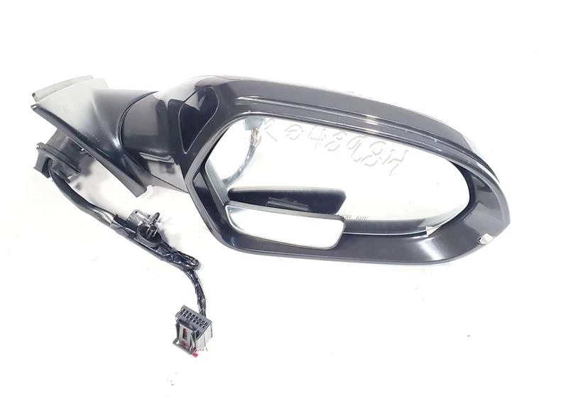 Espejo retrovisor delantero derecho gris oscuro con BSM OEM 2012 2013 Audi A6 Foto 2 de 4