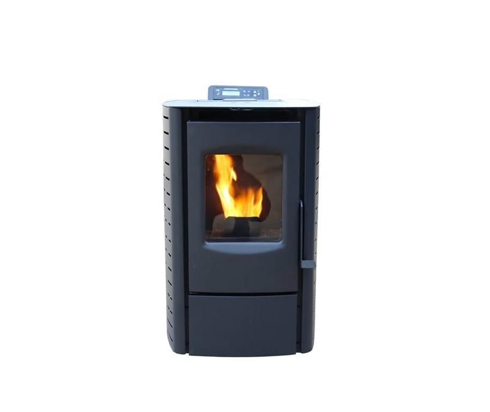 Propiedades 21" 25000 BTU Pellet Stove, Black, Small