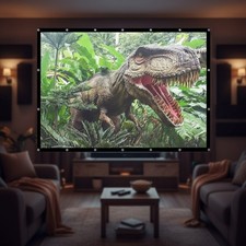 Lightweight 150-Inch Projector Screen - Washable, Portable Easy to Set Up
