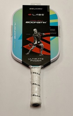 Selkirk Labs Project Boomstik  CALYPSO BLUE  Elongated 16mm Pickleball Paddle