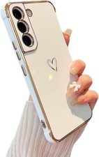 Samsung Galaxy S21 Plus 5G Case, Cute Love Hearts Pattern with Camera Lens Prote