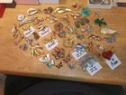 LOT OF VINTAGE COSTUME JEWELRY PINS AVON GERRY'S J.J.