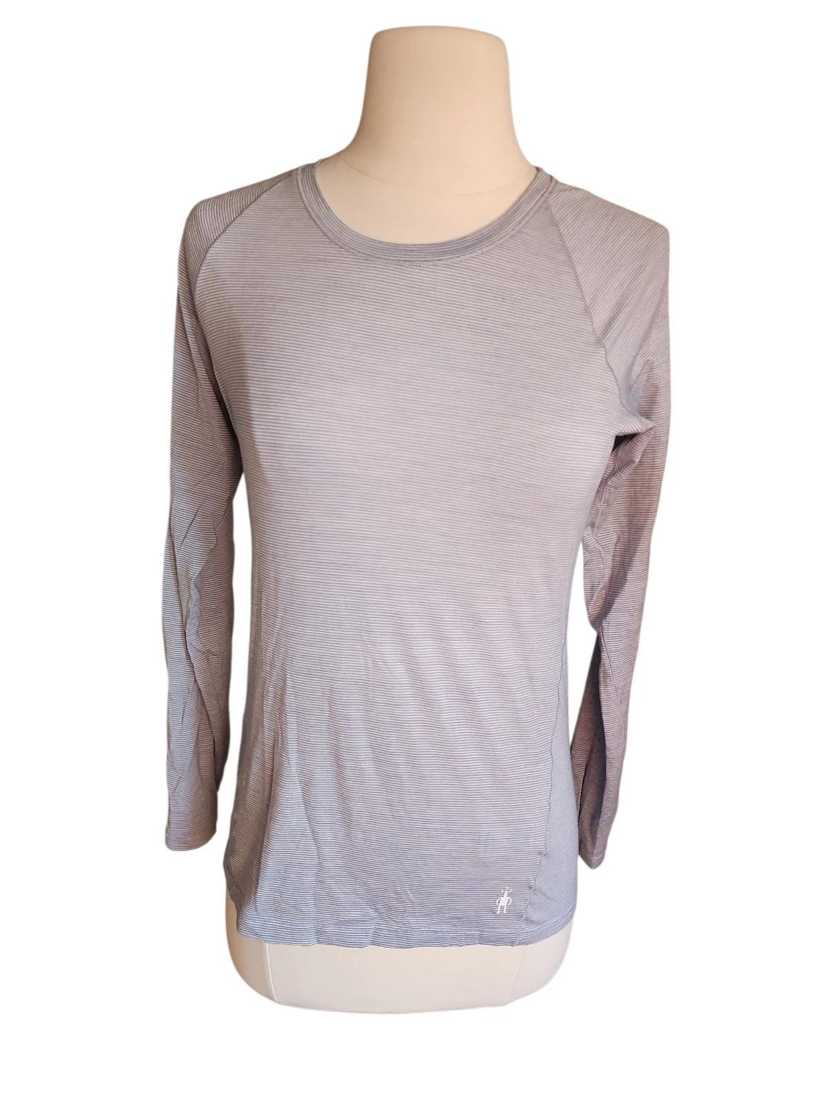Smartwool Merino 150 Long Sleeve Baselayer T-shirt Womens S Gray Striped Hiking
Opens in a new windo