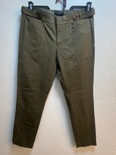 Banana Republic Sz 8 Women's Olive Green Sloan Fit Ankle Pants