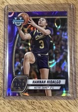 2024-25 Bowman University Chrome #26 Hannah Hidalgo Purple Lava Refractor