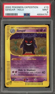 Pokemon Gengar Expedition Holo Rare #13 PSA 9 Mint