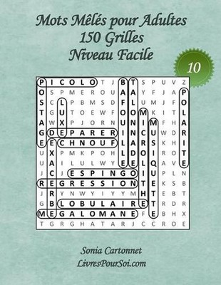 Mots Mls pour Adultes - Grandes Tailles et Grands Caractres - Niveau Facile - N1