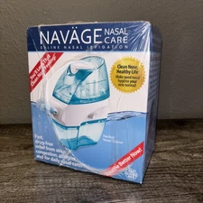 Navage Nasal Irrigation Starter Bundle: Navage Nose Cleaner W/ 30 Salt Pods