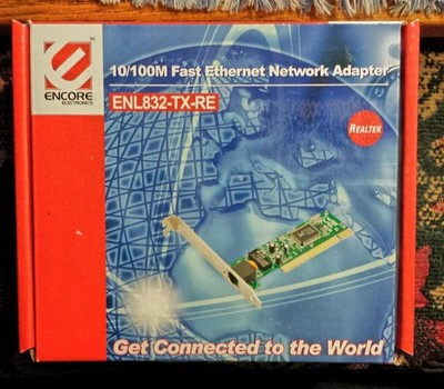 Encore ENL832-TX-RE 10/100MBPS Fast Ethernet PCI Adapter Very Good