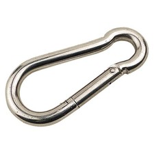 Sea Dog 151600 3-15/16" L Stainless Steel Spring-Loaded Carabine Hook, Bulk