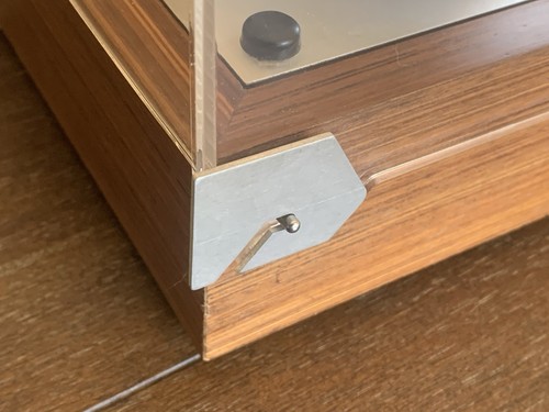 Thorens TD-160, 145, 165 Total Dust Cover Hinge Repair Kit Reinforcers and Pins - Picture 2 of 7