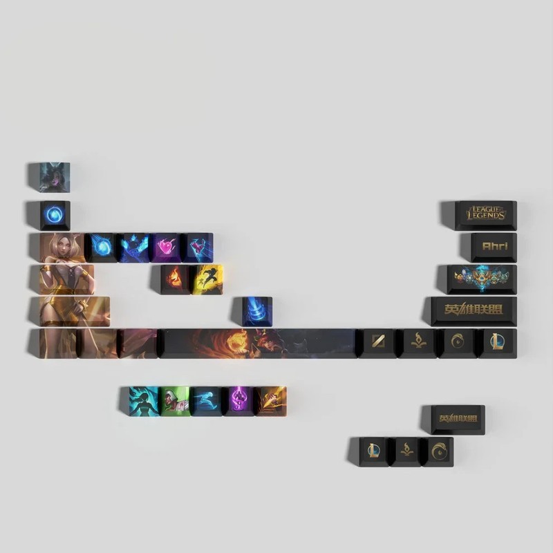 League of Legends Ahri keyboard caps - 29 Keys