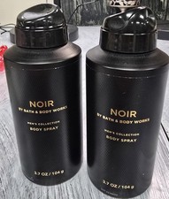 2 Pack 3.7 Oz Bath and Body Works Noir Body Spray for Men
