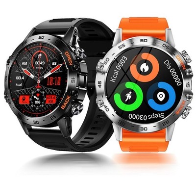 Robust Smartwatch K52 1,39'' Bluetooth-Anruf Herzfrequenz-Monitor Wasserdicht