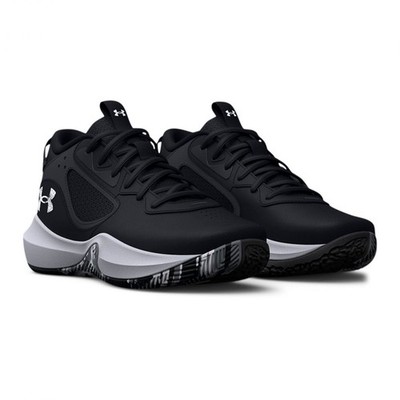 UNDER ARMOUR GS LOCKDOWN 6 Schwarz/Weiß UK 4 / EUR 36,5 Brandneu (ohne Karton)