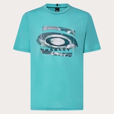Oakley Camo Map Tee Swimming Pool Blue Large