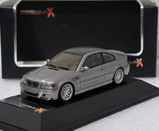 BMW M3 (e46) CSL 2003 Acciaio Grigio Met 1:43 Premium-X IXO PRD0027 ESTREMAMENTE RARA!!