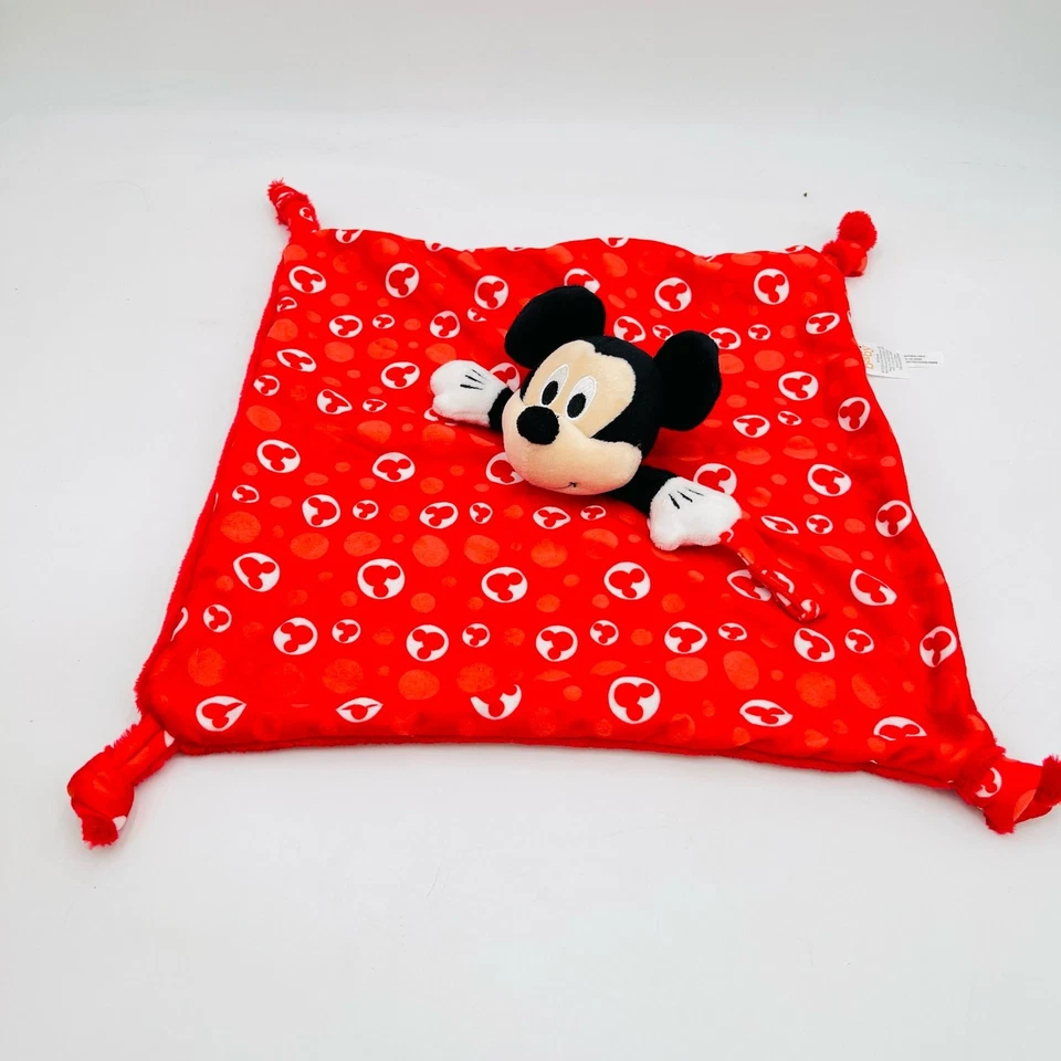 Manta Lovey anudada a lunares rojos Disney Baby Mickey Mouse niños preferidos 2000 Foto 2 de 4