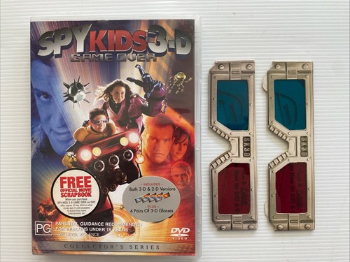 2D & 3D DVD - SPY KIDS 3D GAME OVER with 2 Glasses (2003) R4