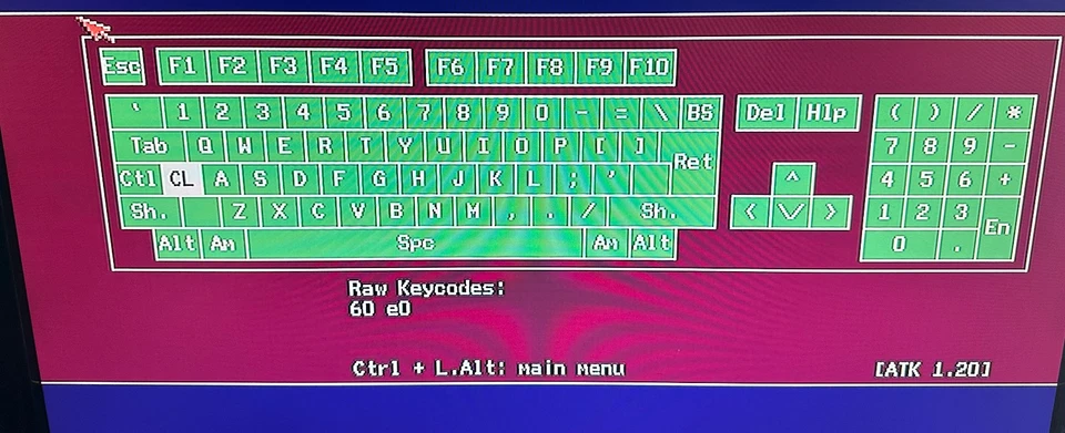 MITSUMI Tastatur für/for AMIGA 500/A500+ LED:GRÜN/GELB, funktioniert..  #42 25 - Bild 2 von 4