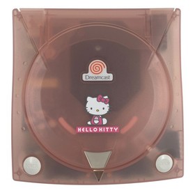 Sega Dreamcast Console Hello Kitty Skeleton Pink Set HKT-6500P Boxed