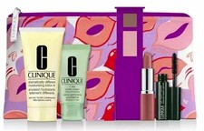 Clinique 6pc Gift Set All About Eyes Shadow Duo Moisturizing Lotion Pop Lipstick