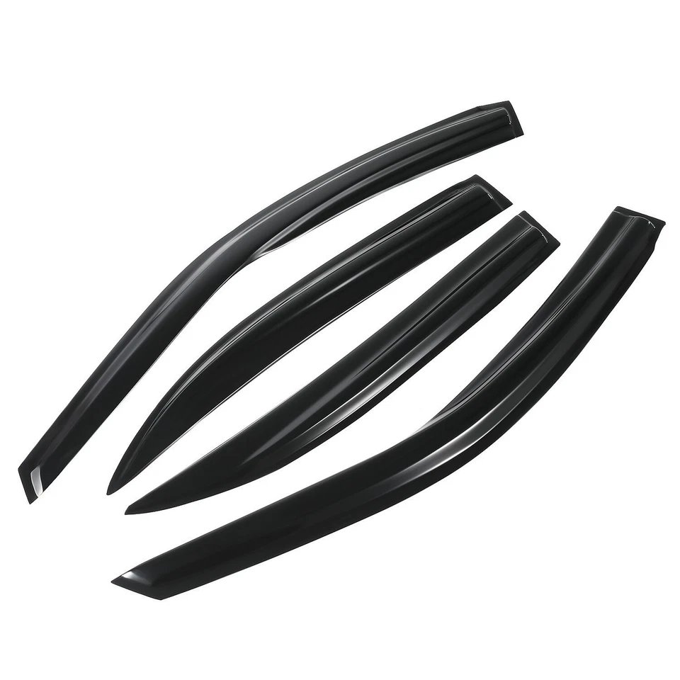 Para Honda Civic Sedán 4 Puertas 2001-2005 Ventana Viseras Ventilaciones Protector de Lluvia Deflectores Foto 3 de 4