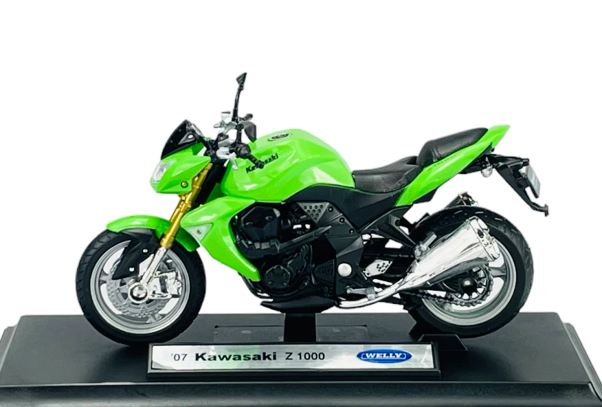 WELLY '07 KAWASAKI Z 1000 1:18 DIE CAST METAL NEU IM KASTEN - Bild 3 von 4