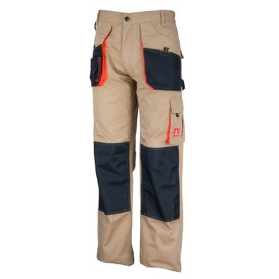 Arbeitshose Sicherheitshose URG-C Schutzhose Herrenhose Hose Bundhose Beige Neu