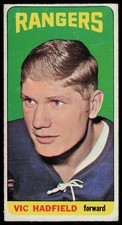 1964-65 Topps Hockey VG-EX Vic Hadfield New York Rangers #62