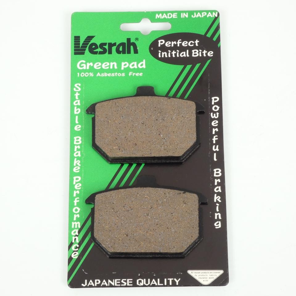 Plaquette de frein Vesrah pour un freinage arrière endurant sur Harley Davidson 1000 XLS