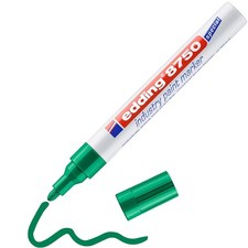 edding 8750 industry paint marker - green - 1 pen - round nib 2-4 mm - paint mar