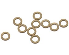 eXcelerate 1/8" Shaft Brass Shims Gold  10 