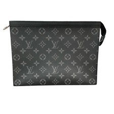 LOUIS VUITTON Pochette Voyage MM business bag Monogram Eclipse Monogram canv...