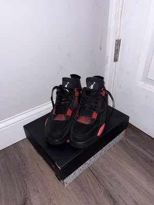 Nike Air Jordan 4 Red Thunder (Crimson) 2022   Size 9.5   Comes with OG Box