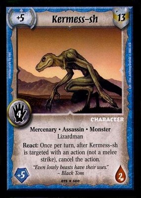 Kermess-sh - FOIL - Mercenaries - Warlord Saga of the Storm