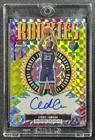 CEDRIC COWARD 2025-26 TOPPS FINEST ROOKIE AUTO YELLOW GEOMETRIC REFRACTOR 3/35