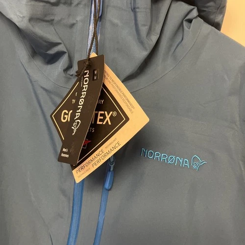 Norrona Mens Lofoten Gore-Tex Jacket Medium Dark Blue NWT image 2