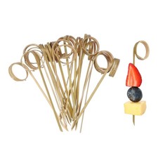 Bamboo Cocktail Skewers Sticks for Drinks Appetizers