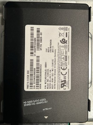 Samsung MZ-7LN512C PM871b 512GB 2.5'' SATA Solid State Drive - MZ7LN512HAJQ-000H1