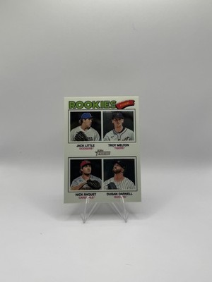 2026 Topps Heritage CHROME Rookies Pitchers #387 Little/Melton/Raquet/Darnell