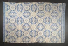 Fortuny IMPERO in blue & pale grey- 1 Yard (53x36 inches) #5563