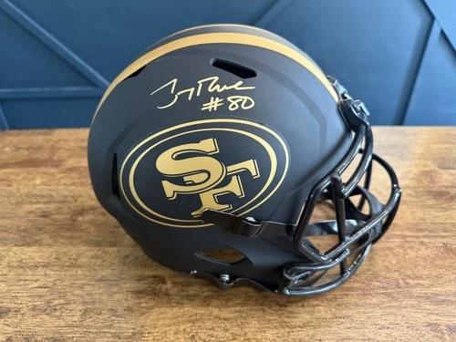 Jerry Rice Signed San Francisco 49ers Eclipse Full Size Replica Helmet Fanatics