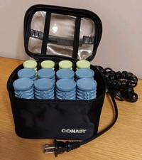 Conair Instant Heat Compact Setter Hair Style 12 Ceramic Rollers Curler Set