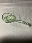 Vintage Light Green Uranium Glass Mayonnaise Ladle 1930s Depression Era