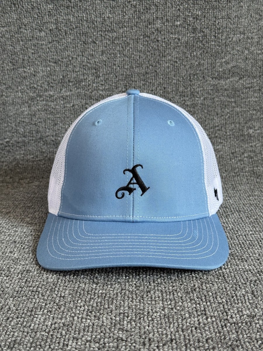 47 Brand Light Blue White Trucker Snapback A Hat One Size
